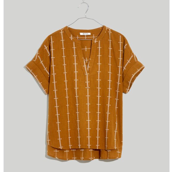 NWT Madewell Popover cotton top (size XXS) - Picture 1 of 8